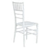 Chivari White Woodgrain ToughResin™ Chiavari Chair CCRWB-MONO-AX-T