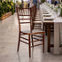 Chivari Fruitwood Medium Brown ToughWood™ Chiavari Chair CCWFM-ZG-T