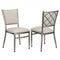 Lusso Luxury Chairs Chiavari 2.0 Diamante Metallic Silver Aluminum Diamond Back Chair with Silicone Cushion CDA2S-AX