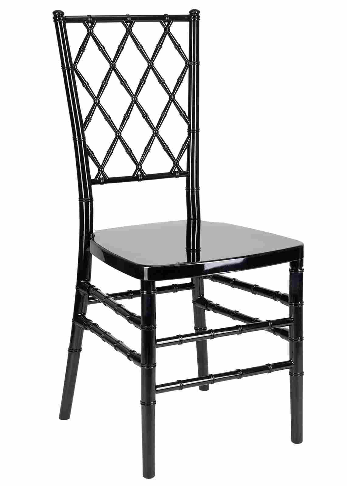 Chivari Black Diamond Resin Chair - 2 Pack - Some Assembly Required CDRB2-U-ZG-T-2