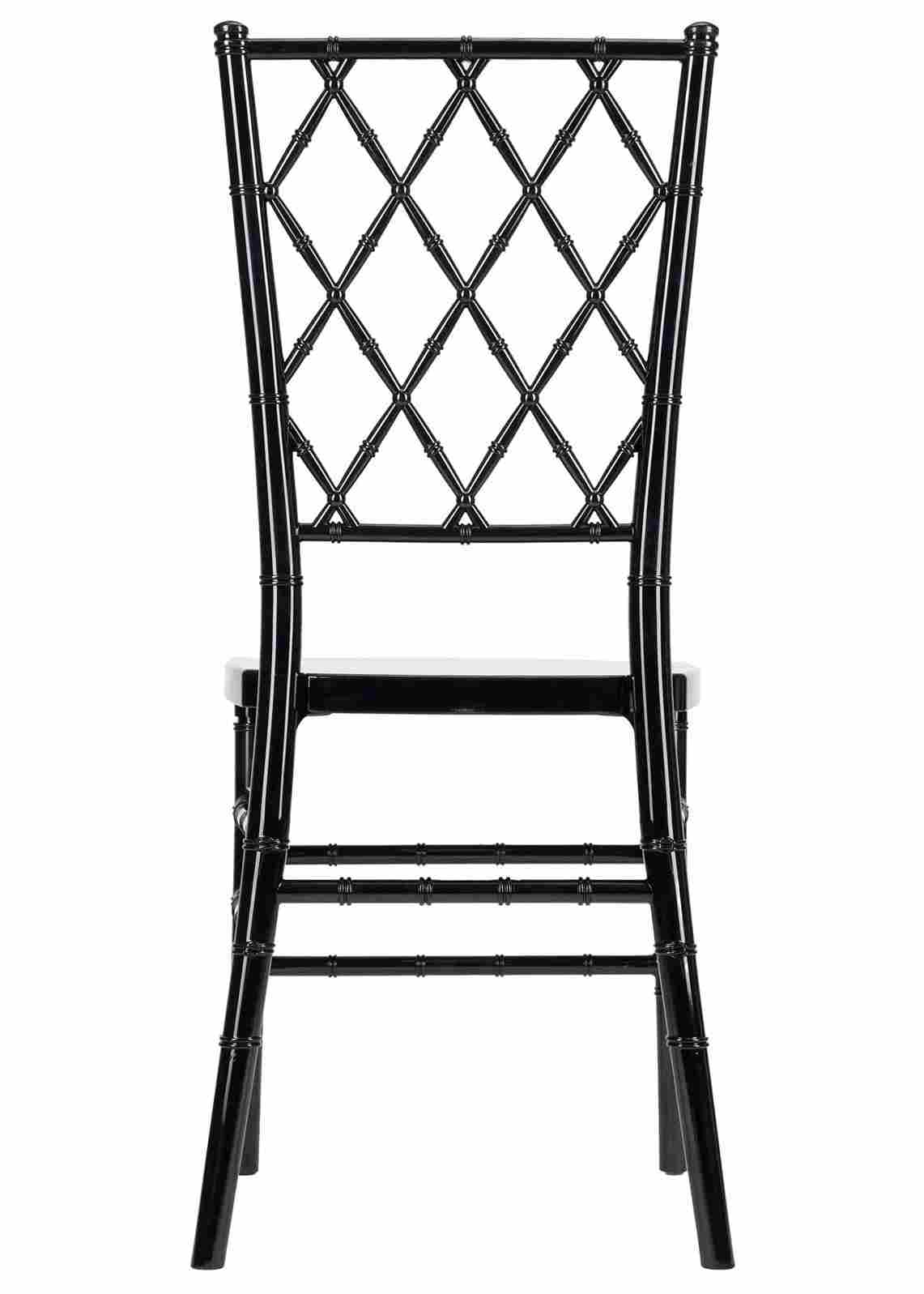 Chivari Black Diamond Resin Chair - 2 Pack - Some Assembly Required CDRB2-U-ZG-T-2