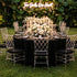 Chivari 72" (6 Foot) Round Heavy Duty Metal Edge Plywood Folding Banquet Table with Steel Skeleton™ TPLYRD72M-ST-AX