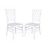 Chivari White Diamond Resin Chair - 2 Pack - Some Assembly Required CDRW2-U-ZG-T-2