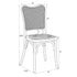 Chivari Black Emma Resin Chair with Natural Cane Back and Rattan Seat CERBN-ZG-T