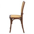 Chivari Chestnut Emma Resin Chair with Natural Cane Back and Rattan Seat CERC-ZG-T
