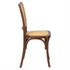 Chivari Chestnut Emma Resin Chair with Natural Cane Back and Rattan Seat CERC-ZG-T
