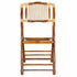 Chivari 40 Pack Synthetic Bamboo Folding Chairs with Steel Skeleton Frame CFBAM-ST-AX-40