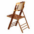Chivari 40 Pack Synthetic Bamboo Folding Chairs with Steel Skeleton Frame CFBAM-ST-AX-40