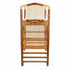 Chivari 40 Pack Synthetic Bamboo Folding Chairs with Steel Skeleton Frame CFBAM-ST-AX-40