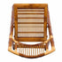 Chivari 40 Pack Synthetic Bamboo Folding Chairs with Steel Skeleton Frame CFBAM-ST-AX-40