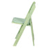 Chivari Sage Green WoodGrain Resin Folding Chiavari Style Chair with Sage Green Cushion CFCRSGB-AX