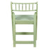 Chivari Sage Green WoodGrain Resin Folding Chiavari Style Chair with Sage Green Cushion CFCRSGB-AX