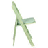 Chivari Sage Green WoodGrain Resin Folding Chiavari Style Chair with Sage Green Cushion CFCRSGB-AX