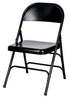 Chivari Black Metal Folding Chair CFMBL-CX-T