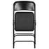 Chivari Black Metal Folding Chair CFMBL-CX-T