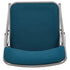Chivari 40 Pack Navy Blue Metal Folding Chairs with Blue Fabric Cushions CFMFNBGR1-CX-T-40