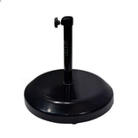 Black 75 lbs Umbrella Base with Casing & Casters