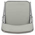 Chivari 40 Pack Gray Metal Folding Chairs with Gray Vinyl Cushions CFMVGR1-CX-T-40