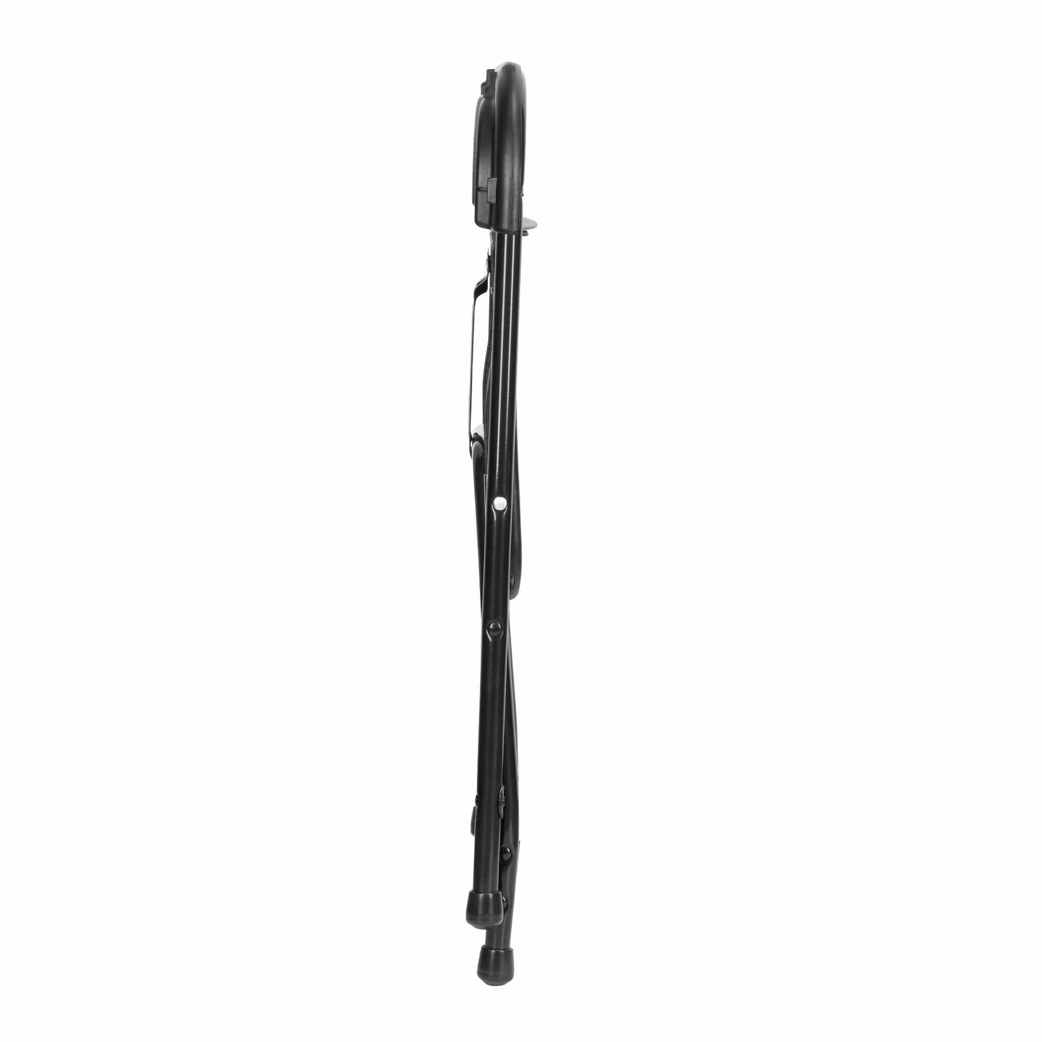 Chivari Kids Black Folding Chair (Steel-Poly Chair) CFPB-KID-AX-T