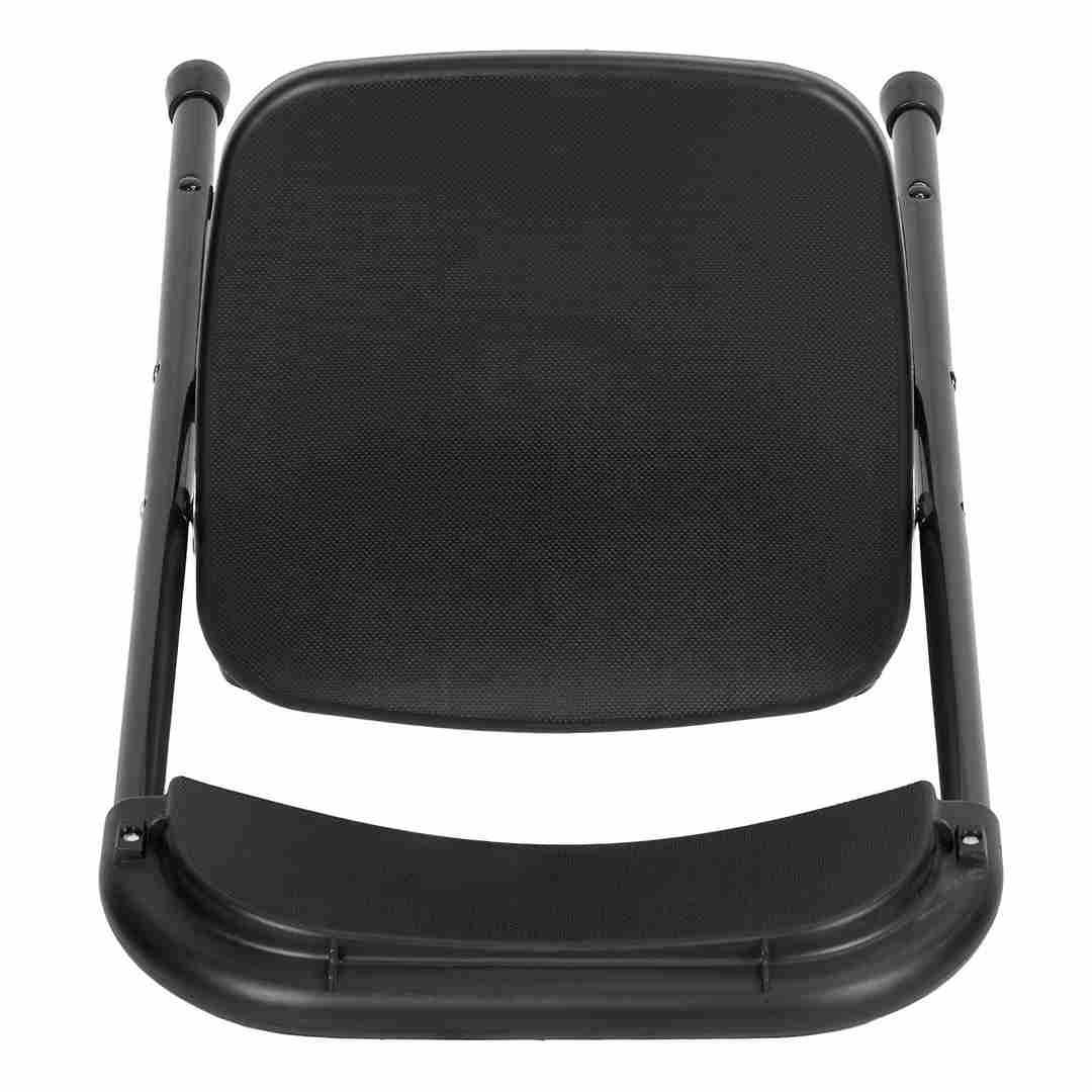 Chivari Kids Black Folding Chair (Steel-Poly Chair) CFPB-KID-AX-T
