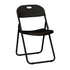 Black Grass and Sand Plastic Folding Poly Chair