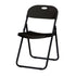 Black Grass and Sand Plastic Folding Poly Chair