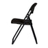 Black Grass and Sand Plastic Folding Poly Chair