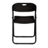 Black Grass and Sand Plastic Folding Poly Chair