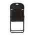 Black Grass and Sand Plastic Folding Poly Chair