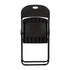 Black Grass and Sand Plastic Folding Poly Chair