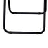 Black Grass and Sand Plastic Folding Poly Chair