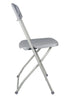Chivari Gray Folding Steel-Poly Chairs CFPG-AX-T