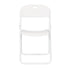 Chivari White Grass and Sand Plastic Folding Poly Chair CFPWGS-AX
