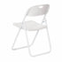 Chivari White Grass and Sand Plastic Folding Poly Chair CFPWGS-AX