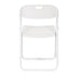 Chivari White Grass and Sand Plastic Folding Poly Chair CFPWGS-AX