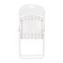 Chivari White Grass and Sand Plastic Folding Poly Chair CFPWGS-AX