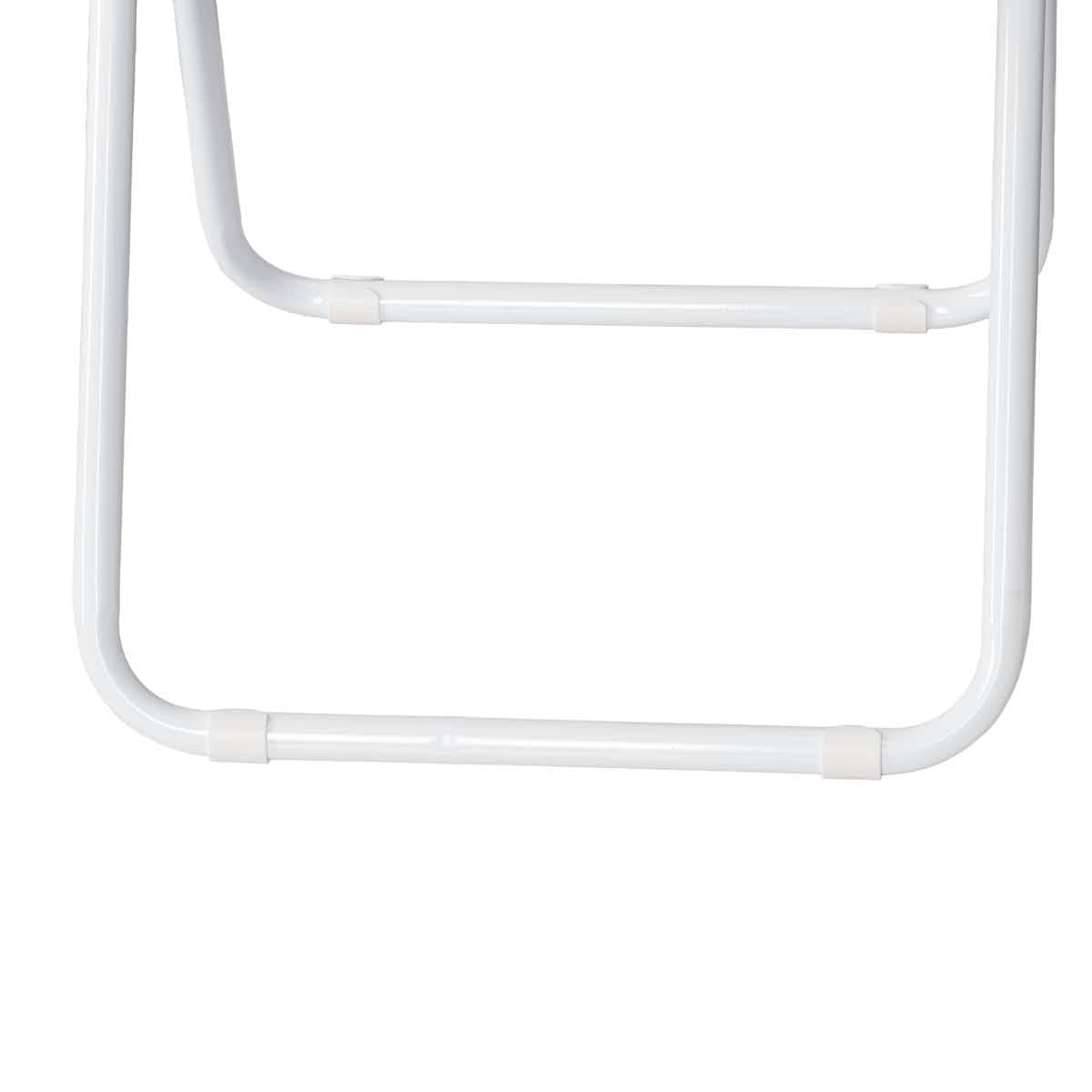 Chivari White Grass and Sand Plastic Folding Poly Chair CFPWGS-AX