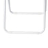 Chivari White Grass and Sand Plastic Folding Poly Chair CFPWGS-AX