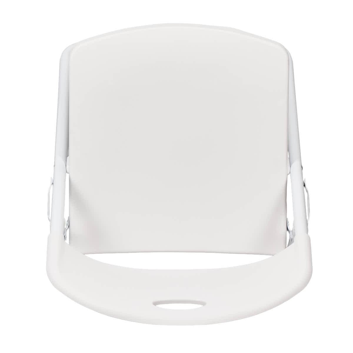 Chivari White Grass and Sand Plastic Folding Poly Chair CFPWGS-AX