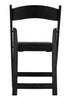 Chivari Black SuperResin Folding Chair CFRB-AX-T