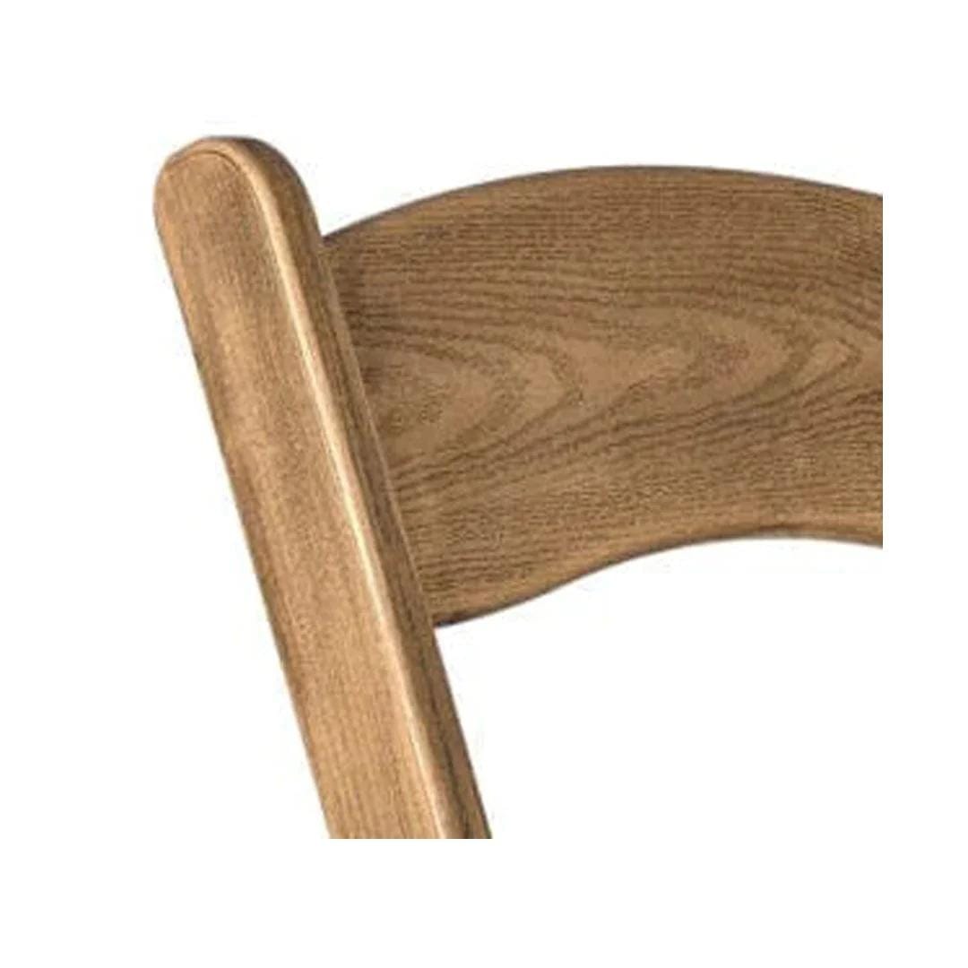 Chivari 100 Pack Chestnut WoodGrain Resin Folding Chairs with Tan Cushions CFRCB-I-AX-T-100