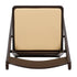 Chivari Fruitwood ToughResin™ Folding Chair with Tan Cushion CFRF-TAN-AX-T