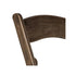 Chivari 100 Pack Fruitwood Resin WoodGrain™ Folding Chair with Black Cushion CFRFB-B-AX-T-100