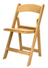 Chivari 48 Pack Bullion Gold Resin Folding Chairs with Gold Seat and Steel Skeleton Frame CFRGB-ST-A-48