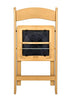Chivari 48 Pack Bullion Gold Resin Folding Chairs with Gold Seat and Steel Skeleton Frame CFRGB-ST-A-48