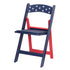 Chivari Red White and Blue Old Glory Resin Folding Chair, 4 Chair Pack by Chivari CFRRWB-KT-4