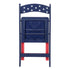 Chivari Red White and Blue Old Glory Resin Folding Chair, 4 Chair Pack by Chivari CFRRWB-KT-4
