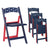 Chivari Red White and Blue Old Glory Resin Folding Chair, 4 Chair Pack by Chivari CFRRWB-KT-4