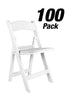 Chivari 100 Chair Pack White ToughResin™ Folding Chair CFRW-CX-T-100