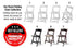 Chivari White Resin Folding Chair CFRW2-CX-T